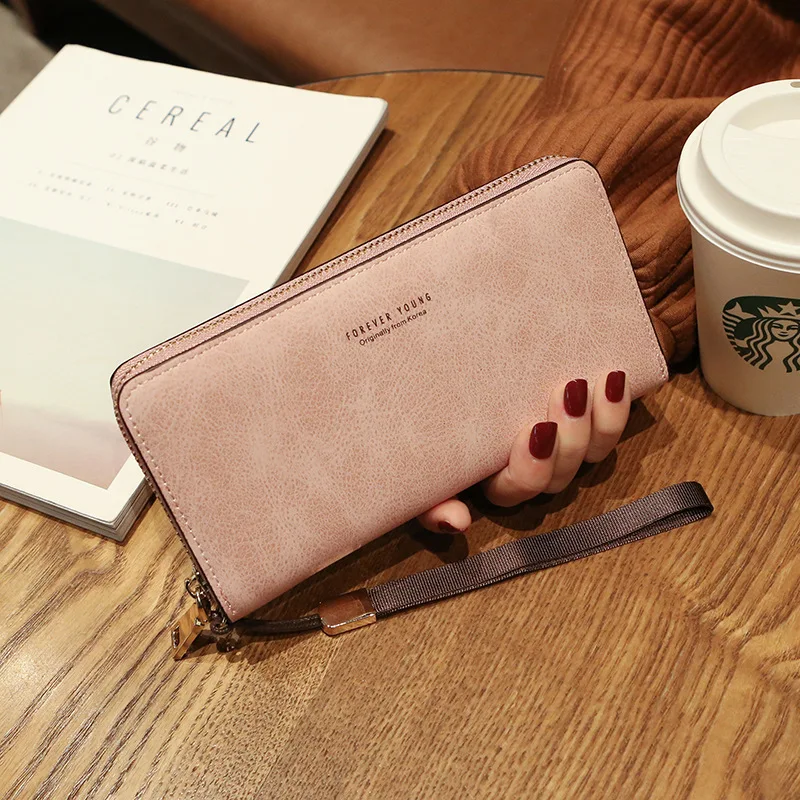 Ladies Wrist Wallet 2021 Design Latest Clutch PU Leather Ladies Purse Zipper Women Wallet Card Holder Phone Purse
Ladies Wrist Wallet 2021 Design Latest Clutch PU Leather Ladies Purse Zipper Women Wallet Card Holder Phone Purse