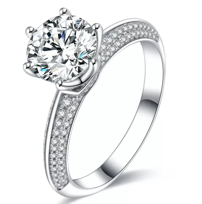 Custom 3 carat engagement ring diamond eternity moissanite ring band for women and men wedding design
Custom 3 carat engagement ring diamond eternity moissanite ring band for women and men wedding design