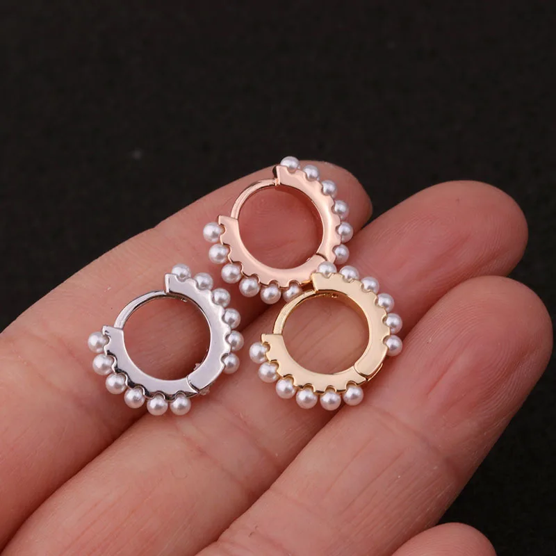 Zircon Nose Ring Hoop Creative Diamond Nose Nail Round Nasal Septum Popular Hoop Earrings Nail Body Piercing Ornaments, 3 color
Zircon Nose Ring Hoop Creative Diamond Nose Nail Round Nasal Septum Popular Hoop Earrings Nail Body Piercing Ornaments, 3 color
