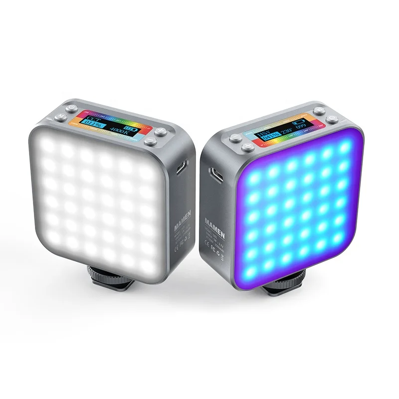 Photography Bi Color Lights Magnetic Attraction Vlogging Party Phone Double Sided RGB LED Video Light Portable Camera Conference
Photography Bi Color Lights Magnetic Attraction Vlogging Party Phone Double Sided RGB LED Video Light Portable Camera Conference