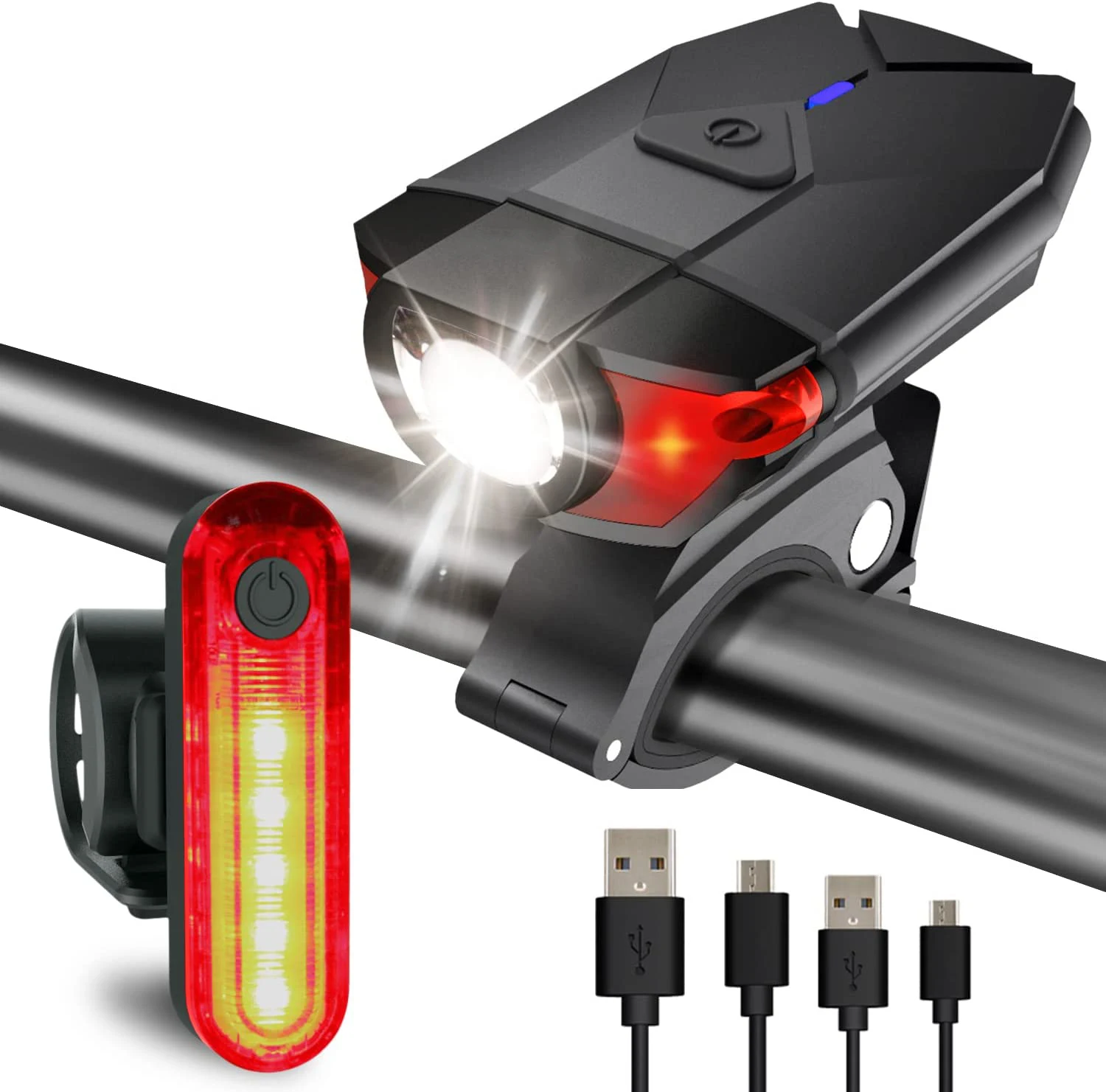 RTS Mountain bike bicycle LED light USB rechargeable bicycle front light dual-use helmet lamp Tail Light Accessories, As pictures or customized
RTS Mountain bike bicycle LED light USB rechargeable bicycle front light dual-use helmet lamp Tail Light Accessories, As pictures or customized