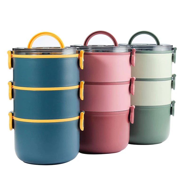 3 Tier Thermal Lunch Box Set Stainless Steel Food Container thermos Bento Box for Hot Food School Office Camping
3 Tier Thermal Lunch Box Set Stainless Steel Food Container thermos Bento Box for Hot Food School Office Camping