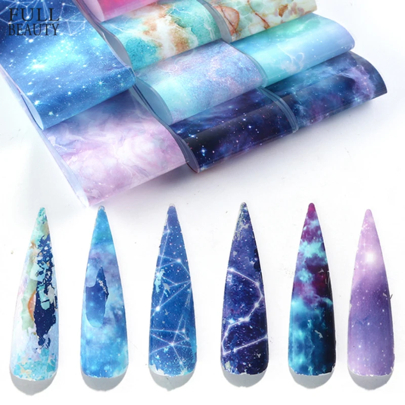10PCS Starry Sky Nail Foil Sticker Adhesive Nail Transfer Paper Rainbow Decor Manicure Accessorise Nail Applique Tools
10PCS Starry Sky Nail Foil Sticker Adhesive Nail Transfer Paper Rainbow Decor Manicure Accessorise Nail Applique Tools