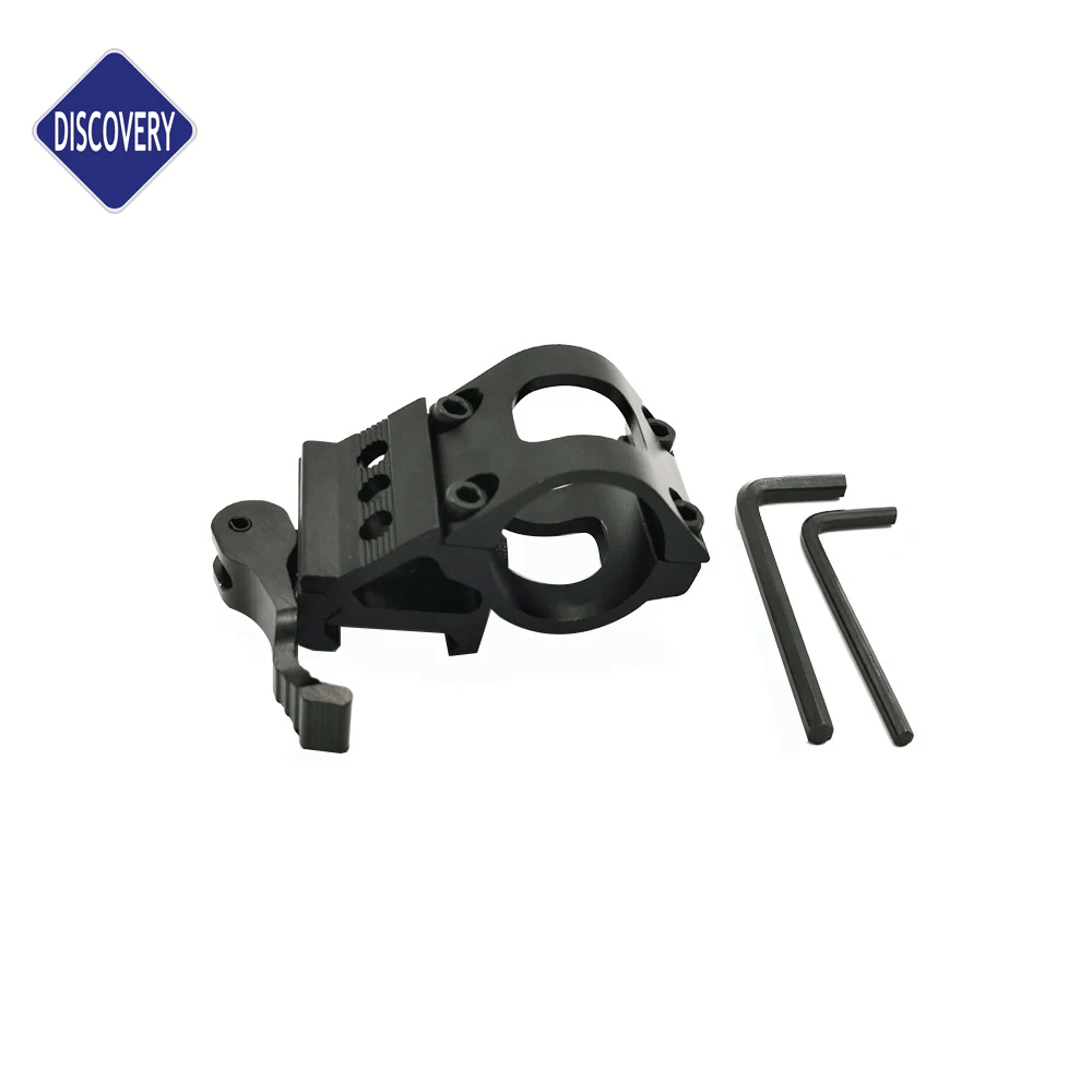 Discovery #210625 45 Degree Ris Flashlight Mount Laser Rifle Scope 30mm Ris Rail Multifunctional Outdoor Shock Absorption Holder, Black
Discovery #210625 45 Degree Ris Flashlight Mount Laser Rifle Scope 30mm Ris Rail Multifunctional Outdoor Shock Absorption Holder, Black