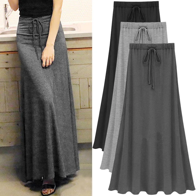 Womens Elastic Waist Plus Size A-line Skirts Hip Slim Long Loose Sheds Split Skirts Large Size Knitted Skirts
Womens Elastic Waist Plus Size A-line Skirts Hip Slim Long Loose Sheds Split Skirts Large Size Knitted Skirts