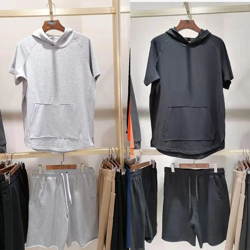 Summer mens jogging shorts and t shirt sets custom logo cotton 2 piece set sportswear hoodies tracksuit for men actviewear
Summer mens jogging shorts and t shirt sets custom logo cotton 2 piece set sportswear hoodies tracksuit for men actviewear