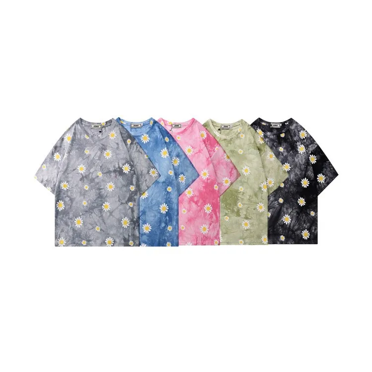 Summer Tie- dyed T shirts Men 100% Cotton T-shirts Flower T-shirts, Purple, black grey, blue, rose red,green black
Summer Tie- dyed T shirts Men 100% Cotton T-shirts Flower T-shirts, Purple, black grey, blue, rose red,green black