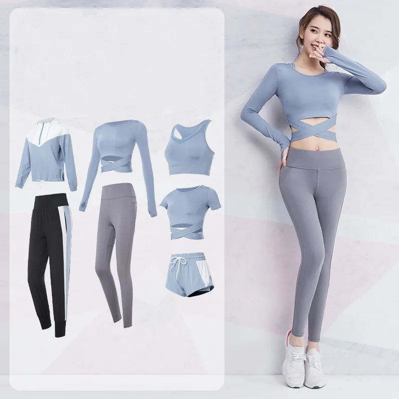 7pcs Women's Quick Dry Sportswear Fitness Training Hoodie Bra Pants Sets Plus Size Workout Sports Tracksuits, Customized
7pcs Women's Quick Dry Sportswear Fitness Training Hoodie Bra Pants Sets Plus Size Workout Sports Tracksuits, Customized