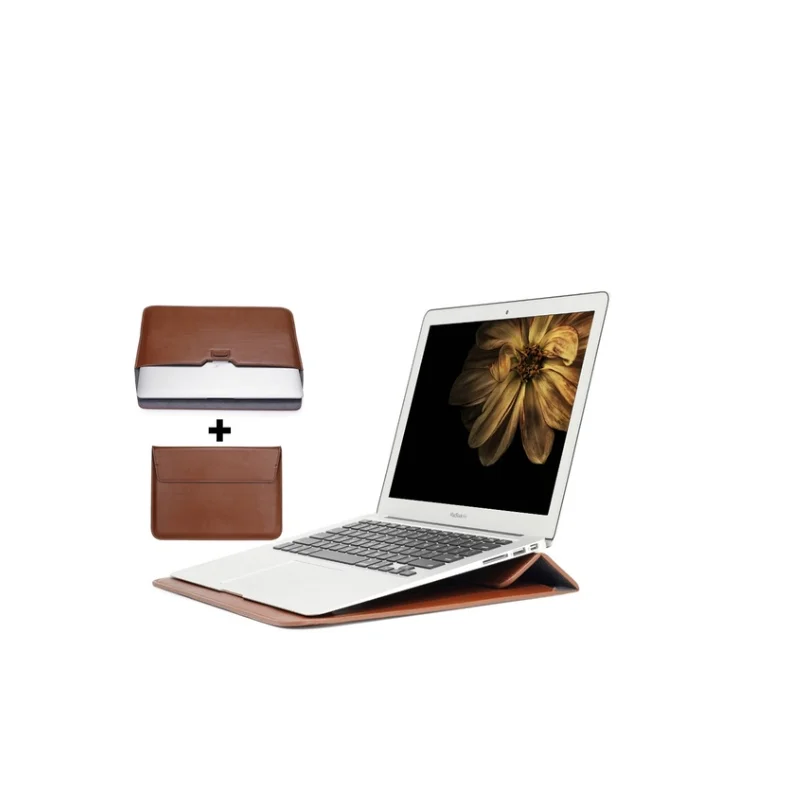 PU Leather Sleeve Protector Bag Laptop Sleeve Notebook Bag Pouch Accessories For Apple Macbook Air Pro, Brown
PU Leather Sleeve Protector Bag Laptop Sleeve Notebook Bag Pouch Accessories For Apple Macbook Air Pro, Brown