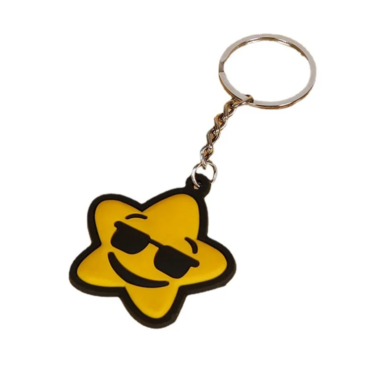 promotional Creative silica gel pentacle PVC soft rubber key ring customized environmentally friendly rubber key ring TP-22143
promotional Creative silica gel pentacle PVC soft rubber key ring customized environmentally friendly rubber key ring TP-22143