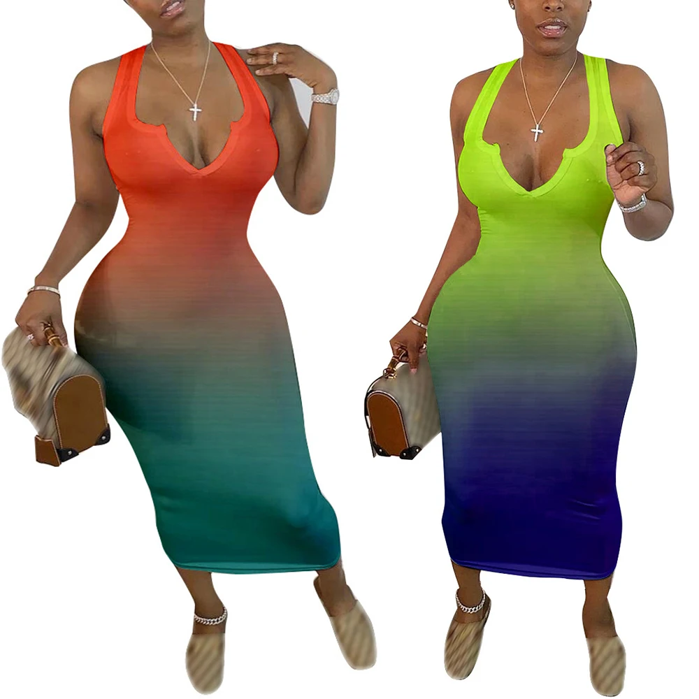 Summer 2021 cotton bodycon dress women spring sleeveless plus size dress pencil knitting causal dresses, Customized colors
Summer 2021 cotton bodycon dress women spring sleeveless plus size dress pencil knitting causal dresses, Customized colors