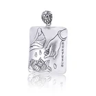 Logo Customization Women Pendant 2020 Fashion Charm Custom Retro Sterling Silver Jewelry Women Buddha Necklace Pendant
