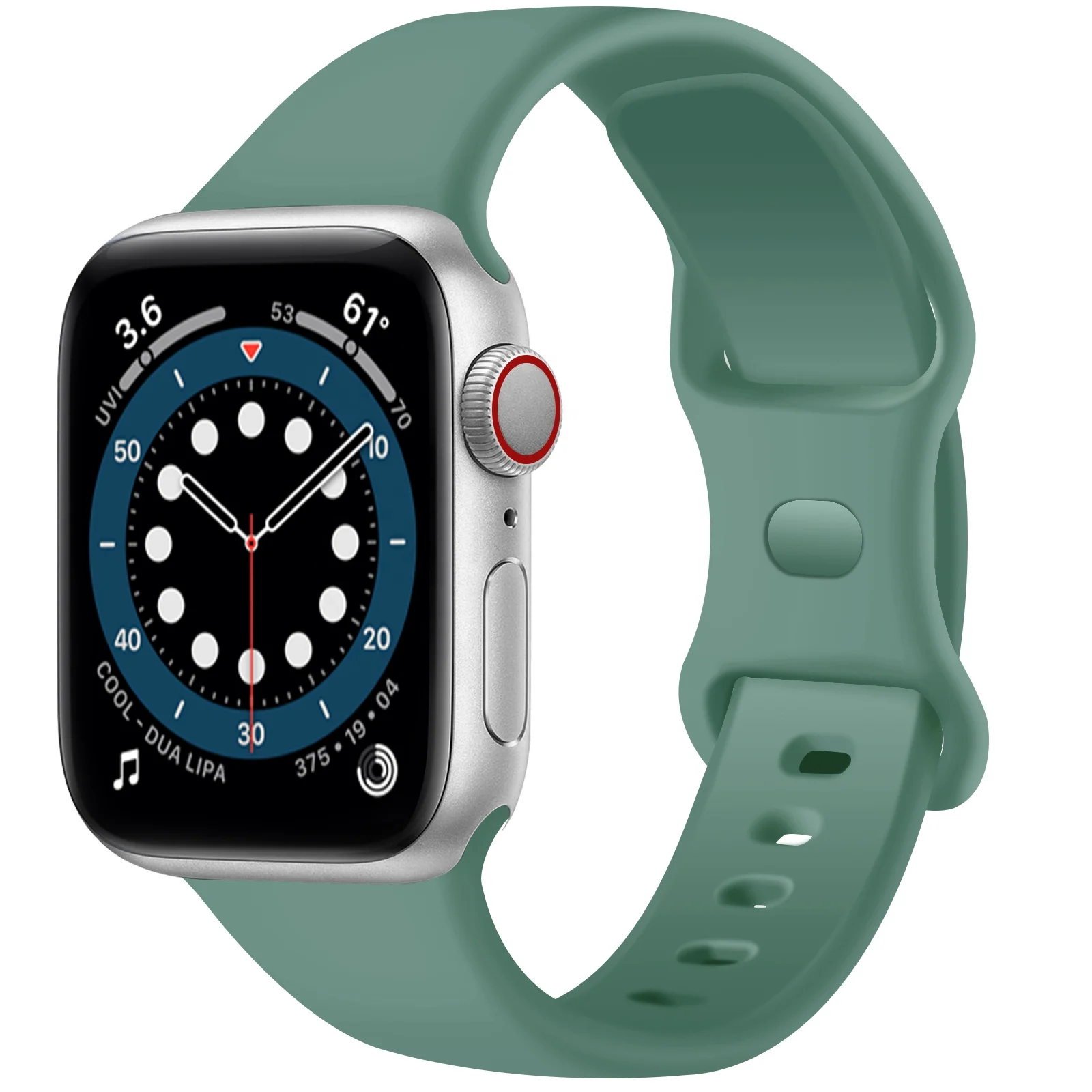 Silicone Strap Replacement Watchband For Apple Watch Sport Band For iWatch Series 3 4 5 6 SE
Silicone Strap Replacement Watchband For Apple Watch Sport Band For iWatch Series 3 4 5 6 SE