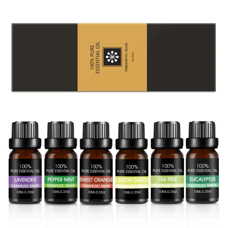 Private label 100% pure aroma essential oil set--high quality essential oil--6 pack essential oil gift set
Private label 100% pure aroma essential oil set--high quality essential oil--6 pack essential oil gift set