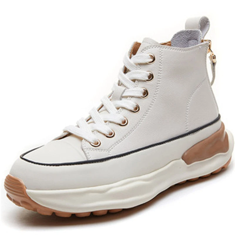 Dropshipping Custom Logo Women Fashion Genuine Leather High Top Sneakers 
Dropshipping Custom Logo Women Fashion Genuine Leather High Top Sneakers