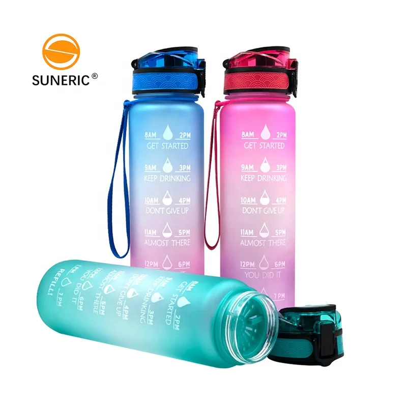 1L Tritan BPA Free Gym Sport Gallon Motivational Drinks Plastic Water Bottle with Time Marker, As picture
1L Tritan BPA Free Gym Sport Gallon Motivational Drinks Plastic Water Bottle with Time Marker, As picture