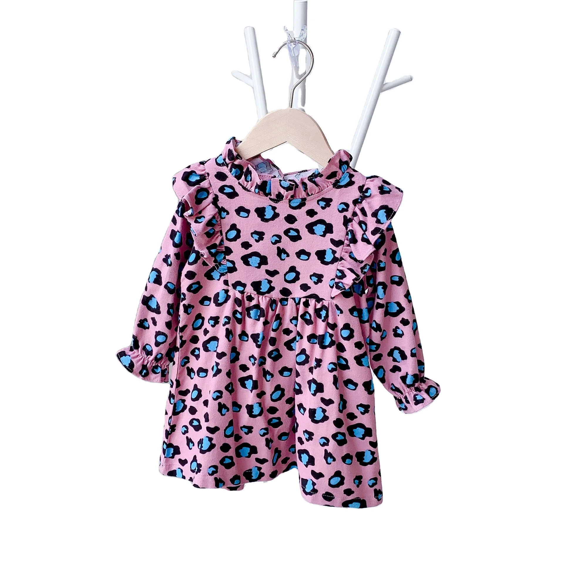 Children's clothing autumn girl leopard print dress children sweet princess dress long sleeve skirt
Children's clothing autumn girl leopard print dress children sweet princess dress long sleeve skirt