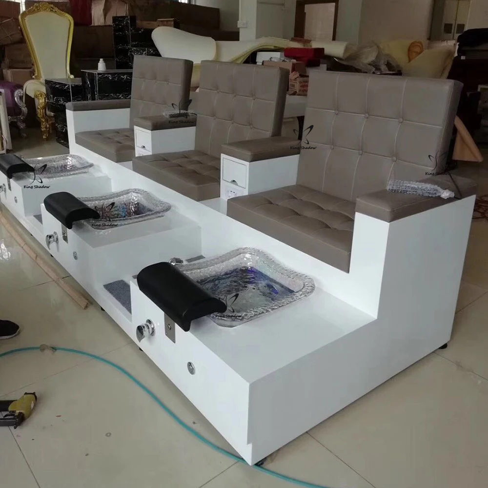 Wholesale double seat modern spa chairs luxury nail salon pedicure portable salon styling chairs for foot spa
Wholesale double seat modern spa chairs luxury nail salon pedicure portable salon styling chairs for foot spa