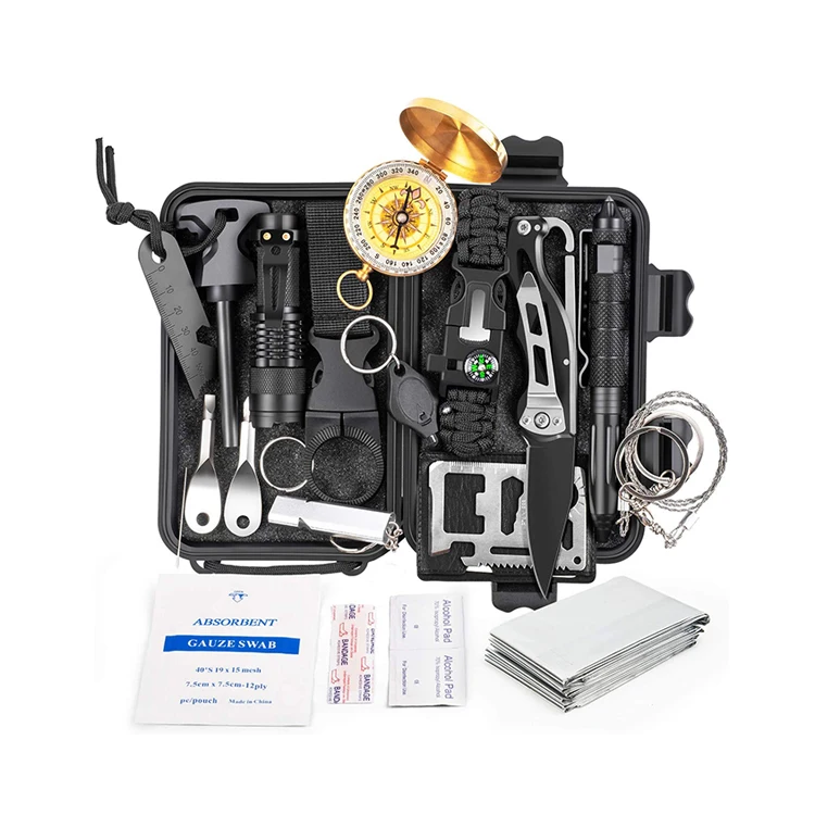 Professional Tactical Defense Equitment Tool with Knife 18 in 1 Emergency Survival Kit, Multi-colors
Professional Tactical Defense Equitment Tool with Knife 18 in 1 Emergency Survival Kit, Multi-colors