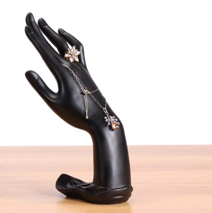 OK Shaped Hand Jewelry Display Stand Black Velvet Hand Model Ring Bracelet Bangle Necklace Hanging Organizer Stand Holder Rack
OK Shaped Hand Jewelry Display Stand Black Velvet Hand Model Ring Bracelet Bangle Necklace Hanging Organizer Stand Holder Rack