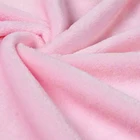 Plain Dyed Flannel Plain Custom Blanket Or Toys 100% Polyester 2 Sides Plain Dyed Knitted Flannel Fabric