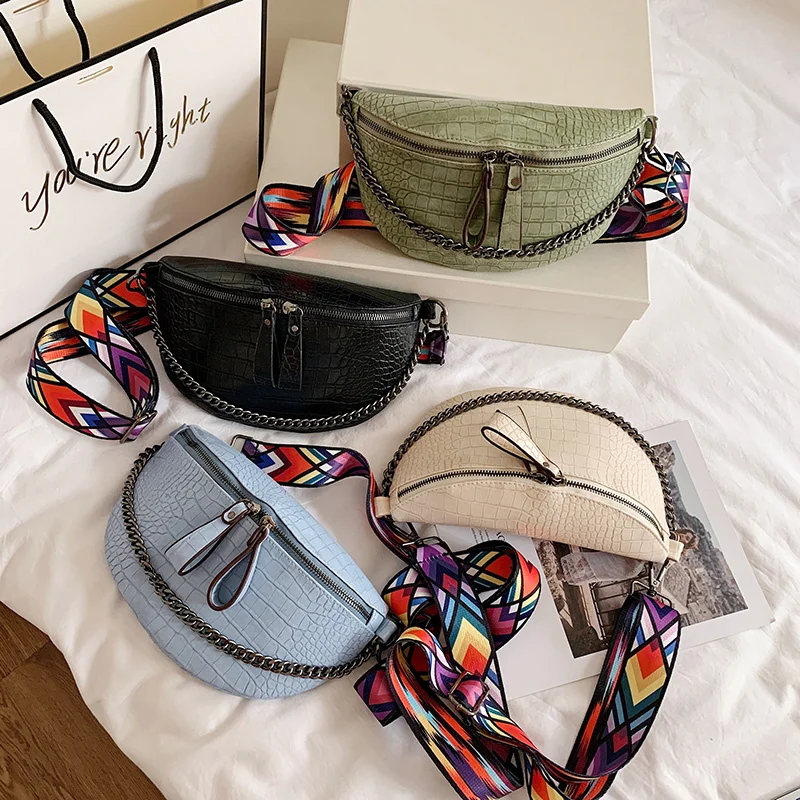 Outdoor fashion crocodile pattern vegan pu leather ladies shoulder waist bag women crossbody bags 2021, 4colors
Outdoor fashion crocodile pattern vegan pu leather ladies shoulder waist bag women crossbody bags 2021, 4colors