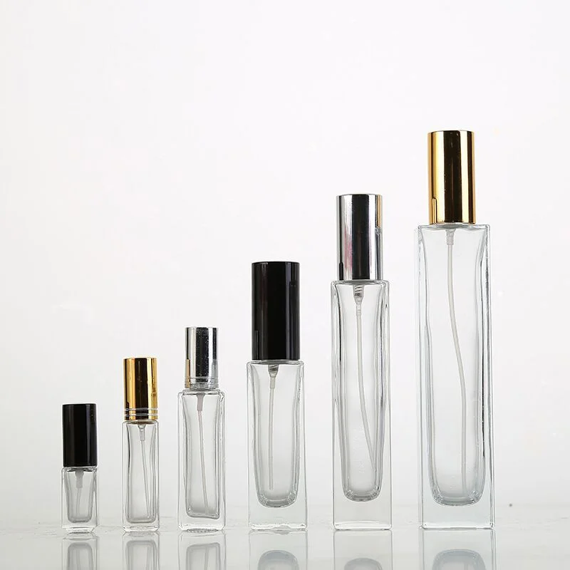 豪华30毫升50毫升100毫升香水玻璃瓶定制玻璃香水瓶与喷雾丙烯酸盖
