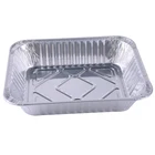Disposable half size deep steam table pan 9 x 13 aluminium foil container with foil cover