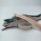 Wholesale Dyeable Tape Close-end Nylon Zip 4# Invisible Zipper For Home Textile And Evening Dress