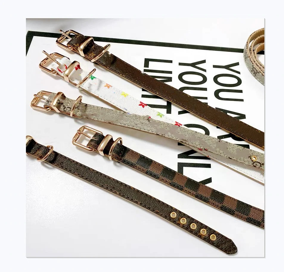 Pet Factory Wholesale Classic Leather Logo Printing Custom Good Quality Luxury Brand Dog Collar And Leash Set
Pet Factory Wholesale Classic Leather Logo Printing Custom Good Quality Luxury Brand Dog Collar And Leash Set