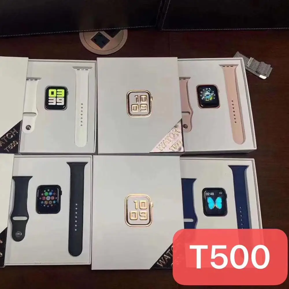 Smartwatch T500 Smart Watch Bracelet Series 5 Heart Rate Monitor Band Blood Pressure for IOS Android Sport
Smartwatch T500 Smart Watch Bracelet Series 5 Heart Rate Monitor Band Blood Pressure for IOS Android Sport