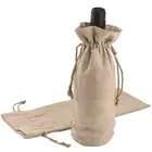 Natural Eco Linen Burlap Wine Bags Jute Wine Bottle Gift Bag Reusable Bottle Wrap Dresses Pouches With Drawstring