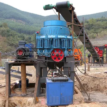Cone 100 TPH Stone Crusher Plant with jaw crusher