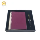 Factory customized spiral bound bullet journal dairy notebook and pen set