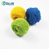 Colorful Kitchen cleaning ball with Fiber scourer eco-friendly