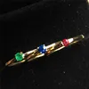 China gemstone jewelry manufacturer 18k gold natural red ruby/ green emerald/ blue sapphire ring for women