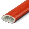 chinese supplier high temperature Insulation acrylic silicone rubber coated fiberglass braided sleeving