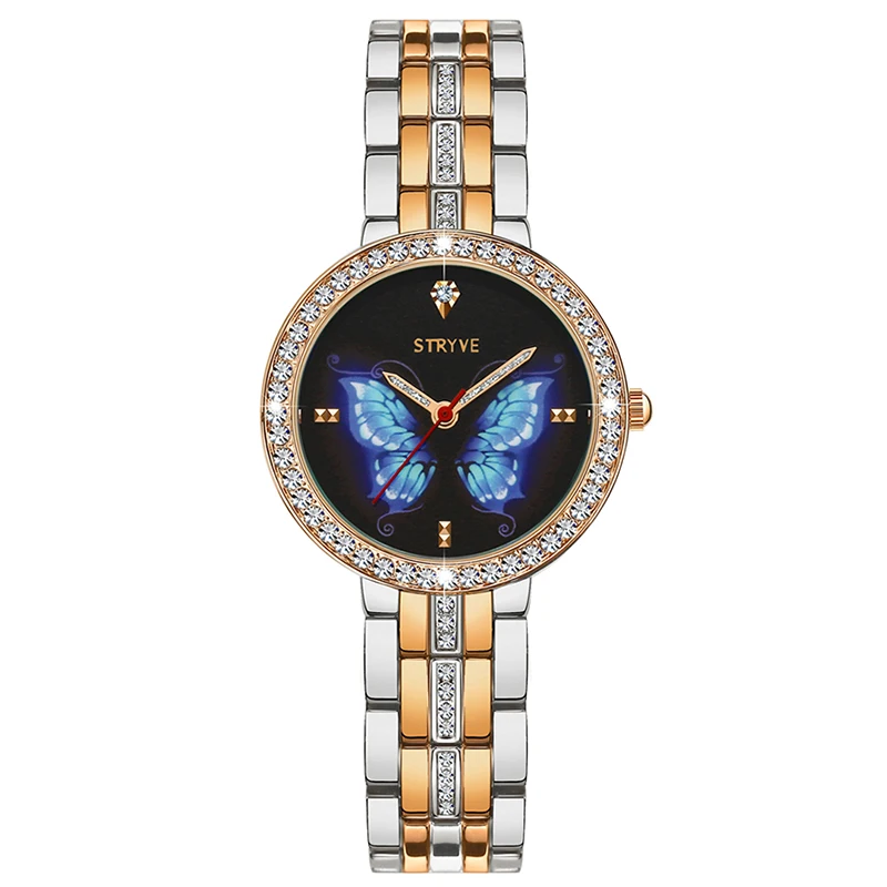 Stryve 1018 Luxury Women Dress Watches Wristwatch Fashion Butterfly Ladies With Bracelet Female Round Clock Quartz Watch
Stryve 1018 Luxury Women Dress Watches Wristwatch Fashion Butterfly Ladies With Bracelet Female Round Clock Quartz Watch