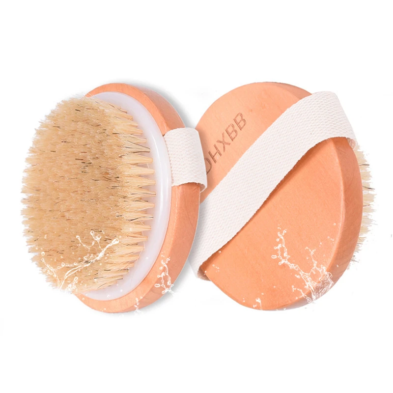 Dry Skin Body Brush Cleaning Wooden Bath Brush Natural Bristles Brush, Natural color
Dry Skin Body Brush Cleaning Wooden Bath Brush Natural Bristles Brush, Natural color