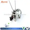 Customized Style Silver Elephant Surgical Charm Pendant Jewelry