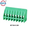 2P 3P Pole 10A Green 45 Degree 508mm PCB Mount Screw Terminal Block Connector