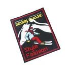 2019 Hot Sale Fashion Design Professional wash care clothing woven labels