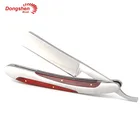 barber razor blade salon razor ,wood handle barber shaving straight razor