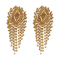 Trendy crystal rhinestone drop long crystal tassel dangle acrylic statement earrings
Trendy crystal rhinestone drop long crystal tassel dangle acrylic statement earrings