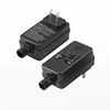 USA plug 5V 0.6A Horizontal type IP20/IP44 waterproof 3w power adapter