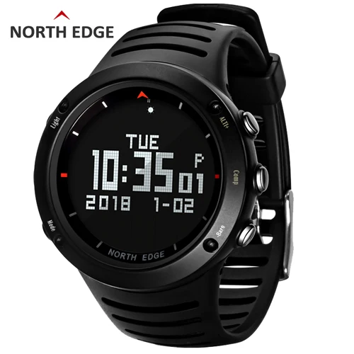 

NORTH EDGE Men's Sport Digital Watch Hours Running Swimming Sports Watches Altimeter Barometer Compass Thermometer Weather Watch