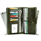 2019 hot sale promotional phone wallet ladies card holder genuine leather bags