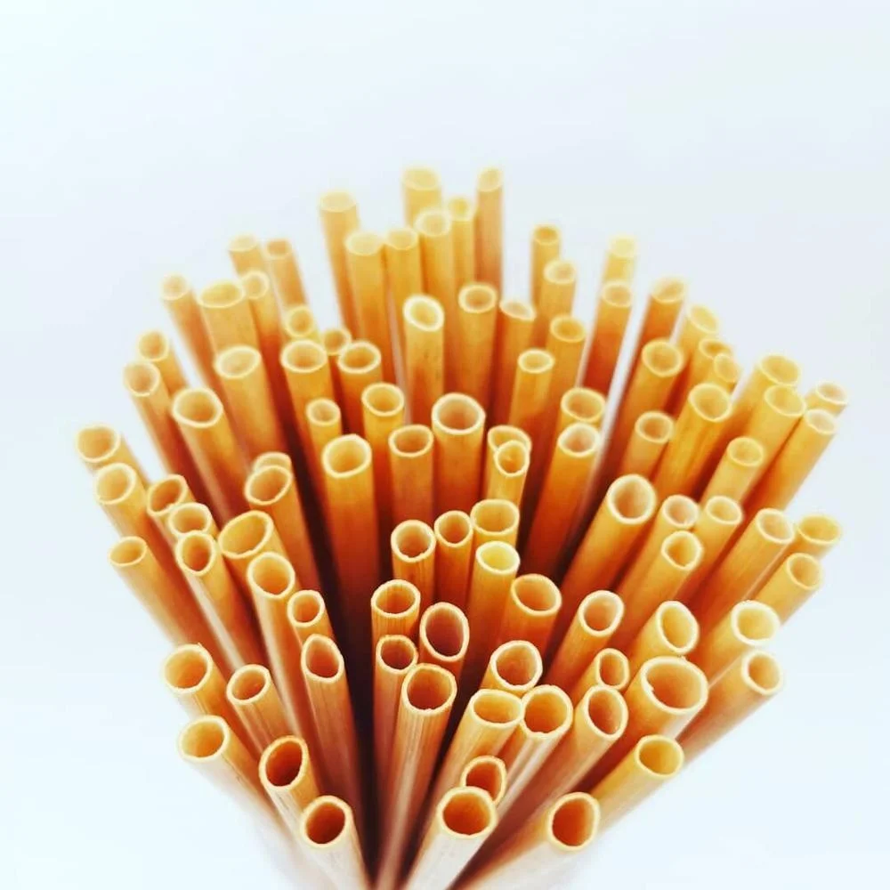 

Natural Bales Wheat Drinking Straw Disposables, Natural wheat color