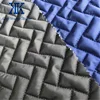 quilted fabric plain 100% polyester / polyester wadding pre quilted fabric / garment padding material
