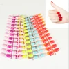 12 Different Size Natural Short False Nails Acrylic Full Cover Nails